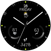 Minimal Black v17 Watch Face icon