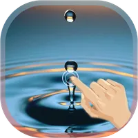 Finger Touch Water Droplet icon