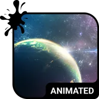 Earth Animated Keyboard + Live icon