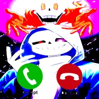 Skeleton Sans- Fake Video Call icon
