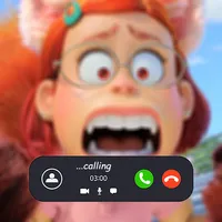 Fake Call Turning Red & Video icon