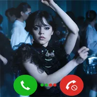 Wednesday 2 Addams Fake Call icon