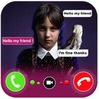 wednesday Addams Fake call V icon