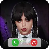 Wednesday Addams Fake Call icon