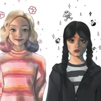Wednesday & Enid Wallpaper HD icon