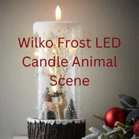 Wilko Frost LED Candle Animal icon