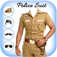 Men Police suit Photo Editor icon