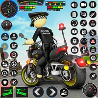 Stickman Police MotoBike Chase icon