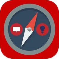 compass flashlight icon