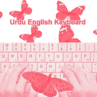 Red Butterfly Urdu/English Key icon