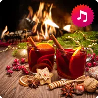 Winter music. Christmas songs icon