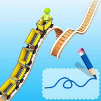 Draw Rollercoaster 3d icon