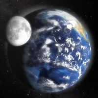 Earth and Moon Live Wallpaper icon