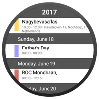Calendar for wear icon