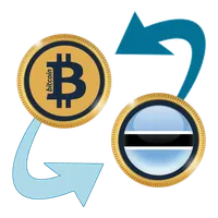 Bitcoin x Botswanan Pula icon