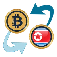 Bitcoin x North Korean Won icon