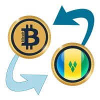 Bitcoin x East Caribbe. Dollar icon