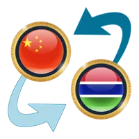 Chinese Yuan x Gambian Dalasi icon