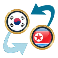 S Korea Won x North Korean Won icon