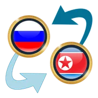 RUS Ruble x North Korean Won icon