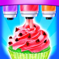 Cupcake Games Food Cooking icon