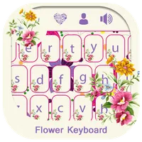 Flowers Keyboard icon