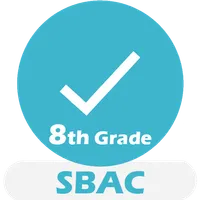 Grade 8 SBAC Math Test & Pract icon