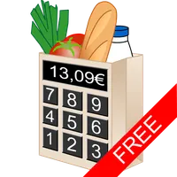 Shopping list calculator icon