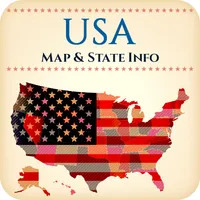 Map of USA icon