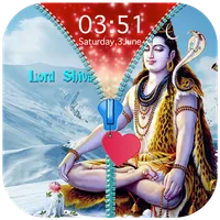 Lord Shiva Zipper Lock Screen icon