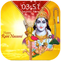Rama Navami Zipper Lock Screen icon