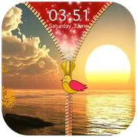Sunrise Zipper Lock Screen icon