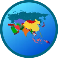 Asia Map icon