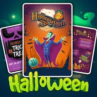 Halloween Greeting Card Maker  icon