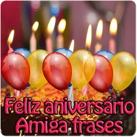 Feliz aniversário meu amiga icon