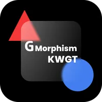 Glassmorphism widgets for kwgt icon