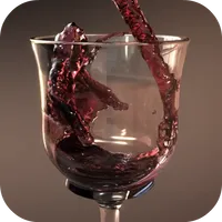 Glass of Wine Video LWP icon