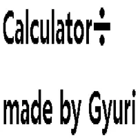 Gyuri's Calculator (계산기/ calcu icon