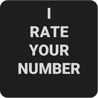 I rate your number. icon