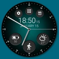 Black Classic Watch Face icon