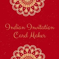 Indian wedding card maker icon