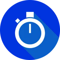 ボタンが大きいストップウォッチ icon