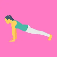 Breasts workout. Push-ups icon