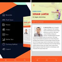 Pembelajaran Senam Lantai (UNM icon