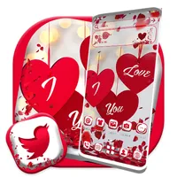 Love Heart Red Theme icon