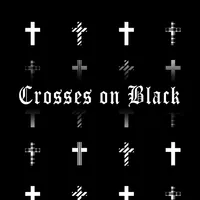 Crosses on Black Wallpaper icon