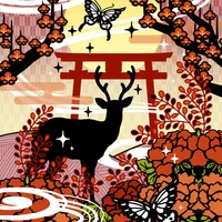 花札秋暦 和風壁紙きせかえ icon