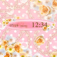 Natural Rose ガーリーな壁紙きせかえ icon