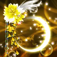 和風壁紙きせかえ　黄金菊花 icon