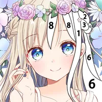 kawaii Anime - Color by Number icon